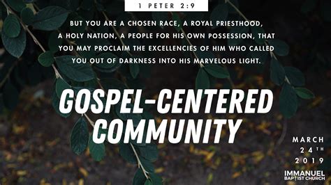 Gospel Centered Community Church .